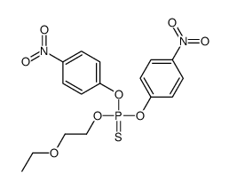 2-ethoxyethoxy-bis(4-nitrophenoxy)-sulfanylidene-λ5-phosphane结构式