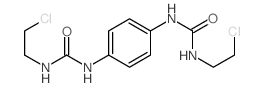 1-(2-chloroethyl)-3-[4-(2-chloroethylcarbamoylamino)phenyl]urea结构式
