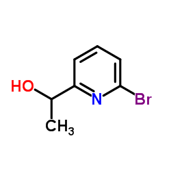 1-(6-溴-2-吡啶)-1-乙醇结构式
