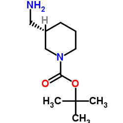 (S)-1-Boc-3-氨甲基哌啶结构式