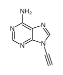 9-ethynylpurin-6-amine Structure
