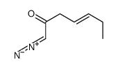 1-diazoniohepta-1,4-dien-2-olate结构式