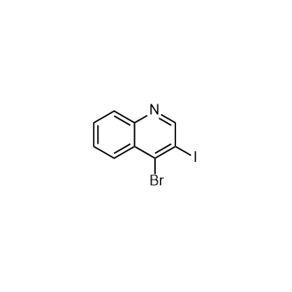 4-Bromo-3-iodoquinoline Structure