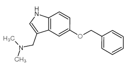 5-benzyloxygramine Structure