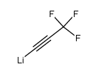lithium (trifluoromethyl)acetylide结构式