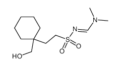 4-(N,N-dimethylaminomethylene)aminosulfonyl-2,2-pentamethylene-1-butanol Structure