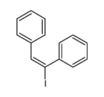 (1-iodo-2-phenylethenyl)benzene结构式