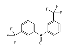 oxo-bis[3-(trifluoromethyl)phenyl]phosphanium结构式