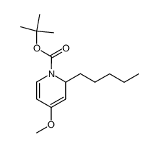 tert-butyl 4-methoxy-2-pentylpyridine-1(2H)-carboxylate Structure