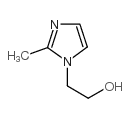 2-(2-甲基-1H-咪唑-1-基)乙醇结构式