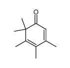 3,4,5,6,6-pentamethyl-2,4-cyclohexadienone结构式