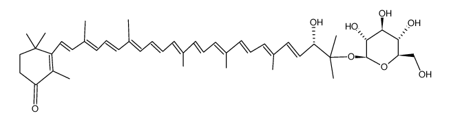 (2'S)-4-ketodeoxymyxol 1'-glucoside Structure