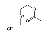 2-Acetoxy-N,N,N-trimethylethanaminium chloride Structure
