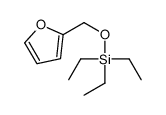 triethyl(furan-2-ylmethoxy)silane结构式