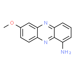 1-Amino-7-methoxyphenazine Structure