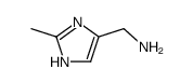 C-(2-methyl-1(3)H-imidazol-4-yl)-methylamine结构式