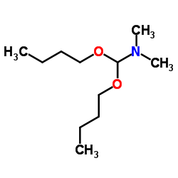 N,N-二甲基甲酰胺二丁缩醛结构式