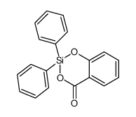 2,2-diphenyl-1,3,2-benzodioxasilin-4-one结构式