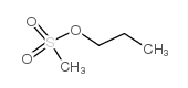 Methanesulfonic acid,propyl ester Structure