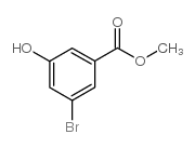 3-溴-5-羟基苯甲酸甲酯结构式