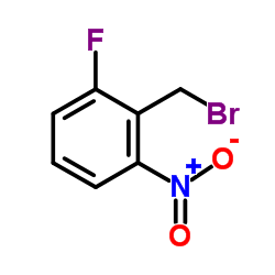 2-氟-6-硝基溴苄结构式