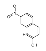 3-(4-nitrophenyl)prop-2-enamide Structure
