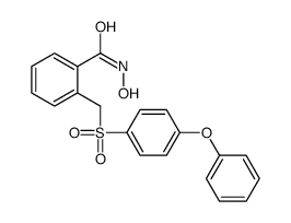 N-hydroxy-2-[(4-phenoxyphenyl)sulfonylmethyl]benzamide Structure