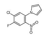 1-(5-chloro-4-fluoro-2-nitrophenyl)pyrrole Structure