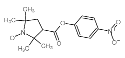 3-(4-硝基苯氧基羰基)-2,2,5,5-四甲基-1-吡咯烷基氧化物结构式