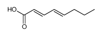 (2E,4E)-辛-2,4-二烯酸结构式
