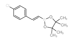4-氯苯乙烯硼酸频哪醇酯结构式
