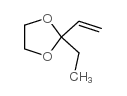 2-乙基-2-乙烯基-1,3-二氧戊环结构式