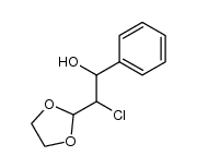 2-chloro-2-(1,3-dioxolan-2-yl)-1-phenylethanol Structure