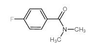 N,N-二甲基-4-氟苯甲酰胺结构式