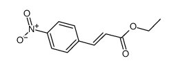 4-硝基肉桂酸(E)-乙酯结构式