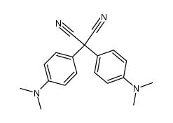 bis-p-(N,N-dimethylaminophenyl)malonitrile结构式