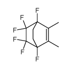 1,4,5,5,6,6-Hexafluoro-2,3-dimethylbicyclo[2.2.2]oct-2-ene结构式