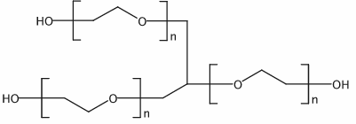 聚氧乙基甘油醚结构式