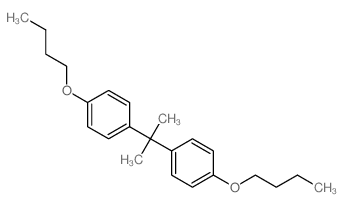 Benzene,1,1'-(1-methylethylidene)bis[4-butoxy- structure