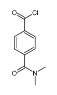 Benzoyl chloride, 4-[(dimethylamino)carbonyl]- (9CI) Structure