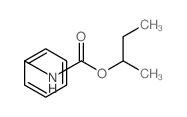 Carbamic acid,N-phenyl-, 1-methylpropyl ester Structure