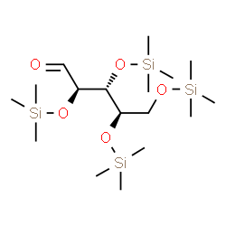 2-O,3-O,4-O,5-O-Tetrakis(trimethylsilyl)-D-ribose structure