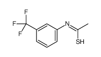 N-[3-(trifluoromethyl)phenyl]ethanethioamide Structure