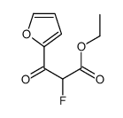 2-Furanpropanoic acid, alpha-fluoro-beta-oxo-, ethyl ester (9CI) Structure