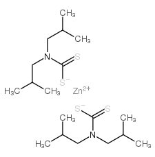 二异丁基二硫代氨基甲酸锌结构式