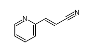 2-Propenenitrile,3-(2-pyridinyl)-,(2E)-(9CI) Structure