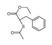 R-2-乙酰硫基-3-苯基丙酸乙酯结构式