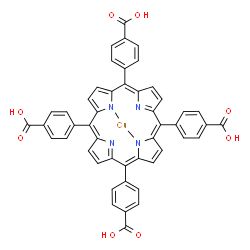 铜(II)内消旋四(4-羧基苯基)卟啉结构式