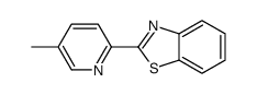 2-(5-methylpyridin-2-yl)-1,3-benzothiazole结构式