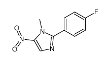 2-(4-fluoro-phenyl)-1-methyl-5-nitro-1H-imidazole Structure